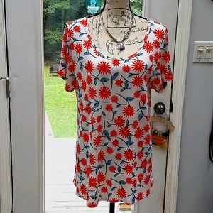 Lularoe XL, short sleeve women's top